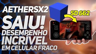 SAIU AETHER SX2! NOVO EMULAD0R DE PS2 ANDROID | DESEMPENHO INCRÍVEL EM CELULAR FRACO