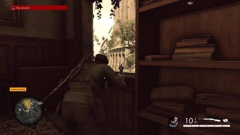 Sniper Elite 5 Invaded - Baited Jager out of hiding