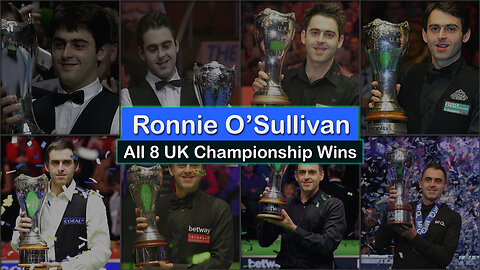 Ronnie O'Sullivan All 8 UK Championship Wins (1993 - 2023)