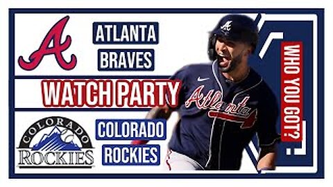 Atlanta Braves vs Colorado Rockies GAME 2 Live Stream Watch Party: Join The Excitement