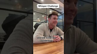 Whisper challenge #shorts