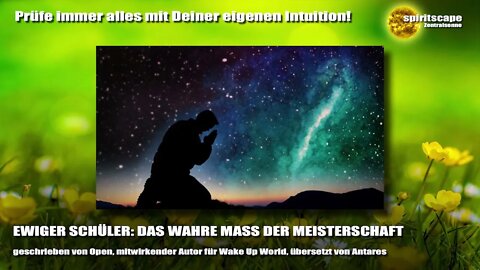 EWIGER SCHÜLER - DAS WAHRE MASS DER MEISTERSCHAFT