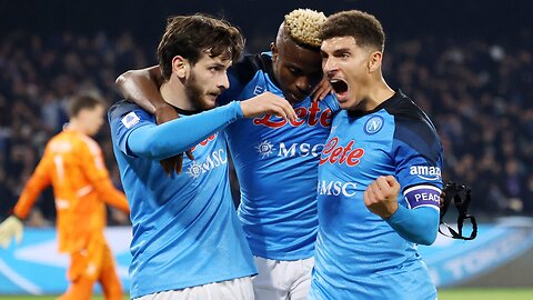 🏆NAPOLI🏆 won the serie A cup after equality for udinese (1.1)