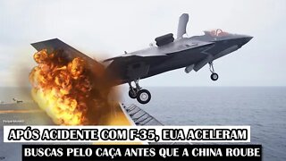 Após Acidente Com F-35, EUA Aceleram Buscas Pelo Caça Antes Que A China Roube