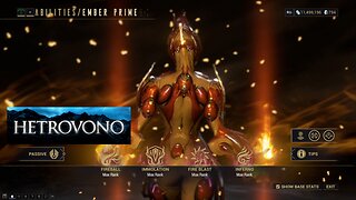 [Warframe] Ember Prime Breakdown