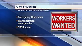 Workers Wanted: City of Detroit hiring