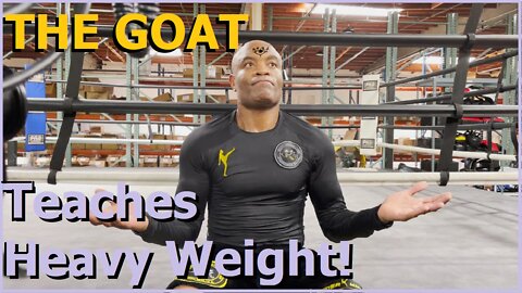 Anderson Silva | Teaching MMA for Beginners! (TRAINS HEAVYWEIGHT)