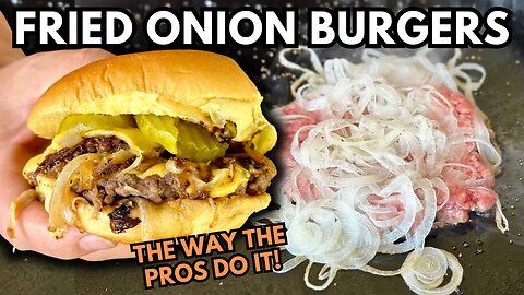 Oklahoma Fried Onion Burger 2.0 George Motz inspired