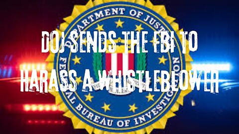 Uncovered: Biden DOJ Sends FBI to Intimidate Citizen