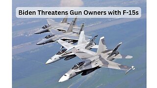 Biden's Speech Blunder: Gun Owners Need F-15s to Fight Government