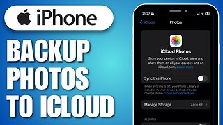How To Backup Photos To iCloud