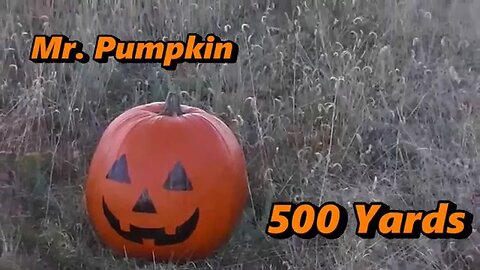 338 Lapua vs Pumpkin at 500 Yards