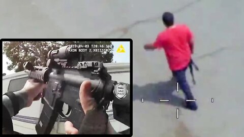 Body Cam Fatal Officer Involved Shooting Man With AK 47 San Diego