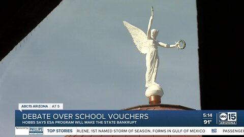 Governor Hobbs promises a renewed effort to curb growth of universal vouchers