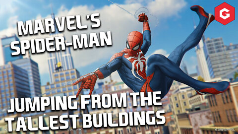 What happens when you jump from Marvel's Spider Man's TALLEST Buildings