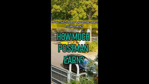 How much does a postman earn in Germany (#shorts)