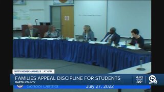 Families appeal discipline for Martin County students
