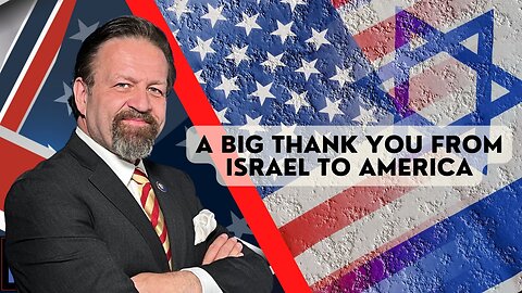 A big thank you from Israel to America. Capt. Nir Niv and Dr. Ohad Hochman with Sebastian Gorka