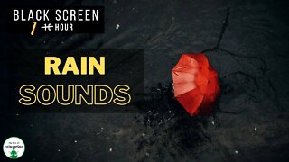 Rain Sounds for Sleeping | 1 hour Black Screen