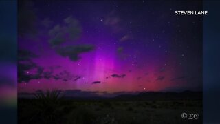 Northern lights make rare appearance across Nevada skies Sunday night