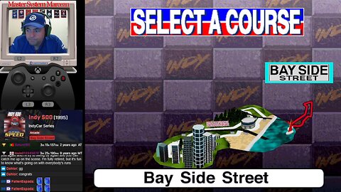 Indy 500 [Arcade SEGA 1995] Bay Side Street [3'13"228] WR🥇🥛 | Master System Marceau World Record