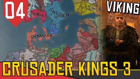 Vida Longa ao REI DA DINAMARCA - Crusader Kings 3 The Northmen #04 [Gameplay Português PT-BR]