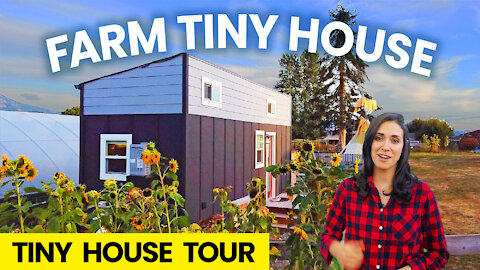Is the most exquisite FARM TINY HOUSE we have seen? Tiny House & Airbnb Tour