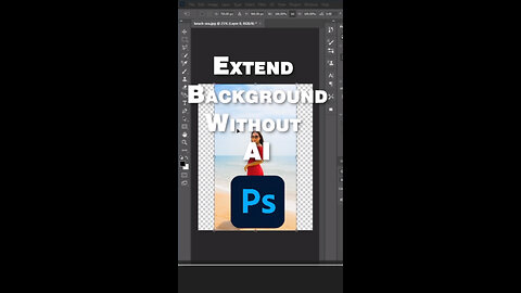 Extend Background Without AI In Photoshop Tutorial