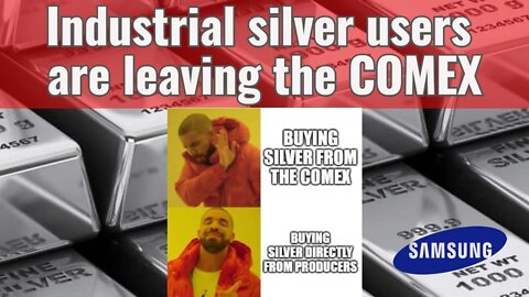 Industrial silver users are leaving the COMEX