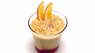 How to make a mango smoothie with orange blossom water