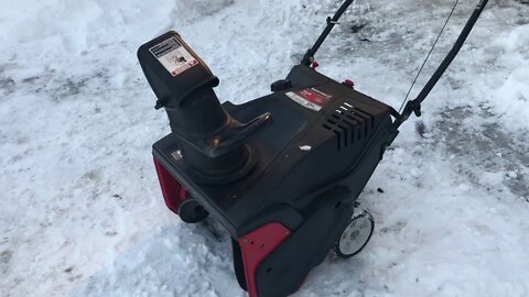 How To Start Your MTD Yard Machines Troy Bilt Squall 4 Cycle Gas Powered 179cc Snow Blower