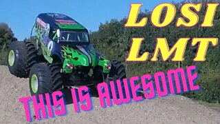 LOSI LMT GRAVE DIGGER RTR -- UNBOXING -- My toughts