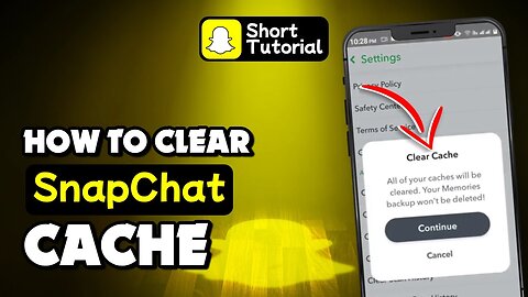 How to clear Snapchat cache