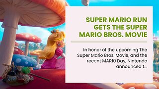 Super Mario Run Gets The Super Mario Bros. Movie Event