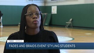 Fades and braids event helps style students