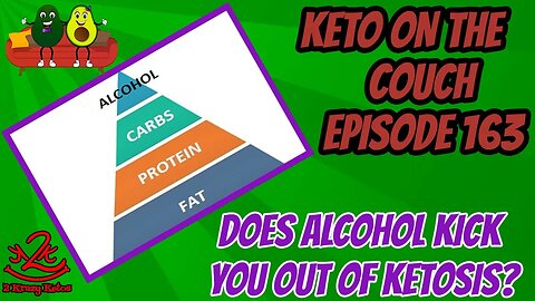 Keto on the Couch, episode 163 | Does alcohol kick you out of ketosis | Oxidative priority