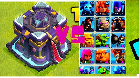 Max Townhall15 VS all troops CHALLENGE!!! - Clash of clans