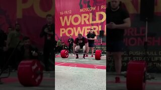 Peiman Maheripourehir Deadlift 481kg #Shorts