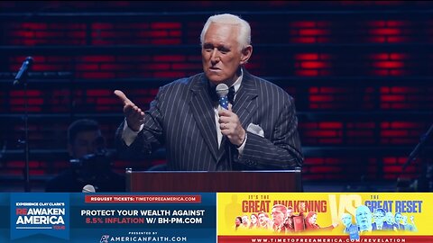 Roger Stone | "Through The Power Of Jesus Christ America Will Be Saved"
