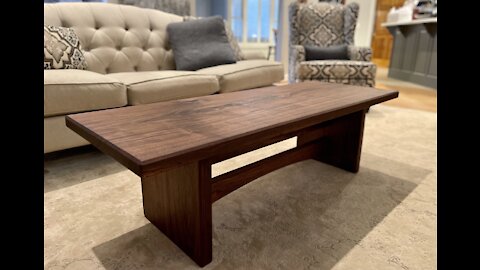 Black Walnut Slab Coffee Table just in time for Christmas!