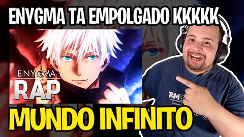 REACT Rap do Satoru Gojo (Jujutsu Kaisen) | Mundo Infinito | Enygma 88