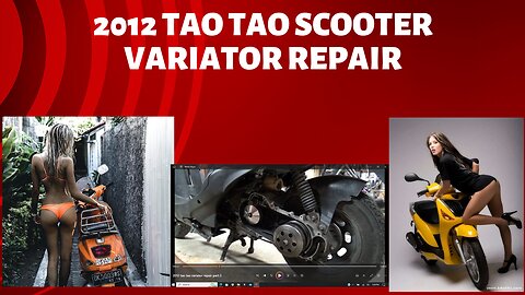 2012 tao tao variator repair, part 2