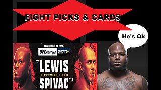UFC Fight Night 215 Picks & Cards