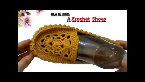 How to make a crochet women shoes.