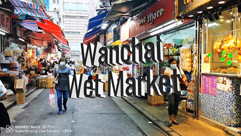 4K UHD Wanchai Market, Restaurants & Bars - The Sights and Sounds of Hong Kong (#sns4K, #snsASMR)