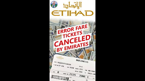 NO you can't use your 300 dollar error fare tickets 🇦🇪