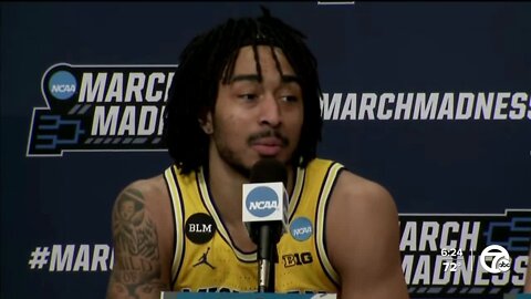 Juwan Howard, Frankie Collins react to Michigan's win over Colorado State