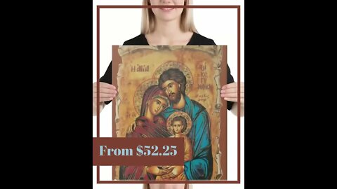 Holy Family Canvas Print High Quality