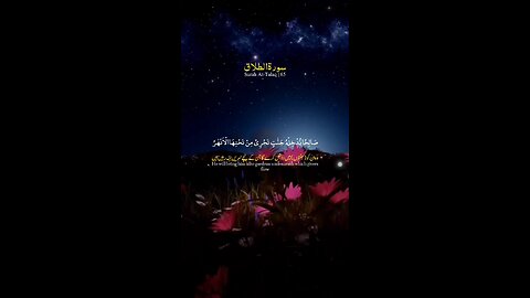 SURAH AT-TALAQ VERSE NO 10-12