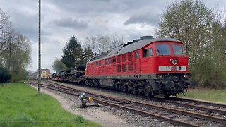 Loading of Leopard tanks in Paderborn-Sennelager